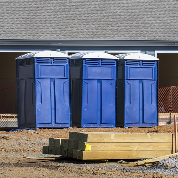 can i customize the exterior of the porta potties with my event logo or branding in Hinton Iowa